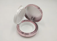 Золото круглой коробки воздушной подушки сливк ББ розовое с зеркалом для косметической упаковки