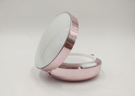 Золото круглой коробки воздушной подушки сливк ББ розовое с зеркалом для косметической упаковки