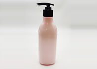 Бутылки розового ЛЮБИМЦА круга 150ml пластиковые косметические с насосом лосьона