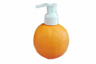 Оранжевые пластиковые косметические бутылки 250ml для формы плодов заботы младенца лосьона