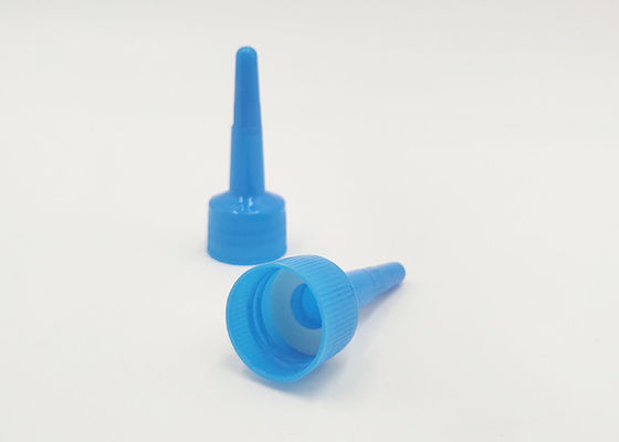 24410 / 28410 голубых пластиковых косметических крышек для пластиковой упаковки Дишвашинг винта
