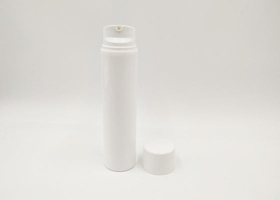 Косметика роскоши 30мл безвоздушная разливает белый цвет по бутылкам