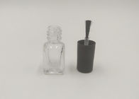 крышка щетки черноты бутылки маникюра 5мл 10мл косметическая с высоким прозрачным телом