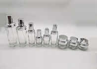 бутылка стекла брызг эмульсии 20g 50g с серебряным насосом давления
